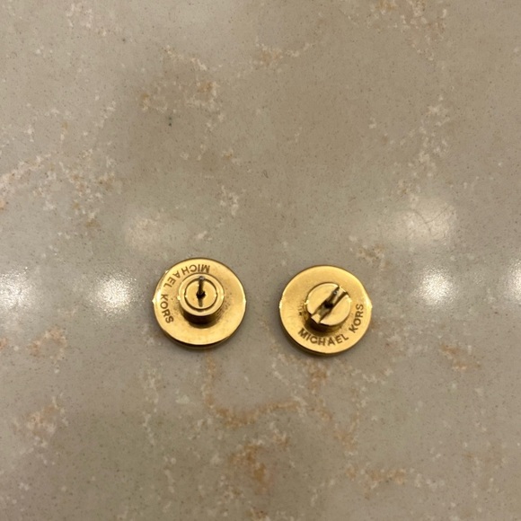 Michael Kors Rose Gold Stud Earrings - Picture 6 of 6